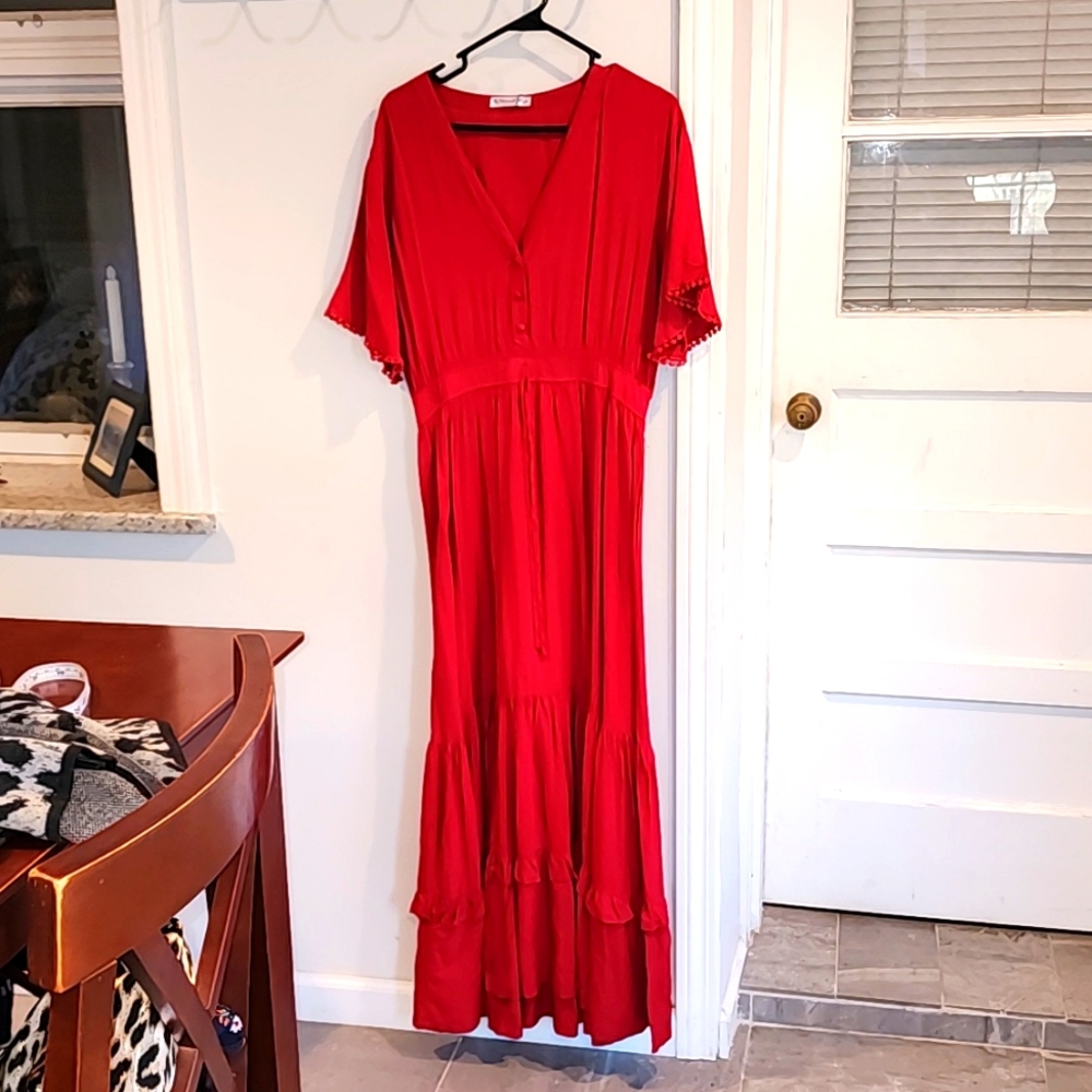 Gorgeous Red Maxi